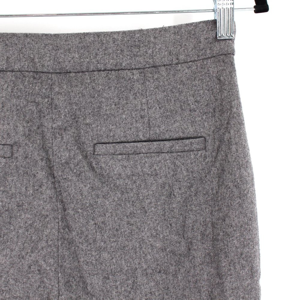 Aritzia Babaton Cohen Grey Wool Cashmere Dress Pants 6 Stretch Straight Leg S - Picture 6 of 8